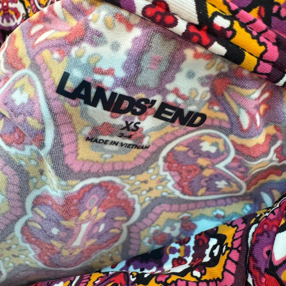 Colorful Patterned Long Sleeve Top - Picture 3 of 3